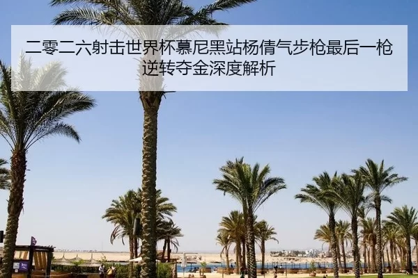 二零二六射击世界杯慕尼黑站杨倩气步枪最后一枪逆转夺金深度解析